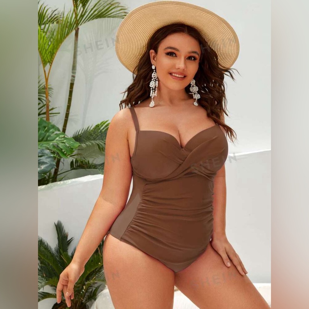 Brown Swimsuit One Piece